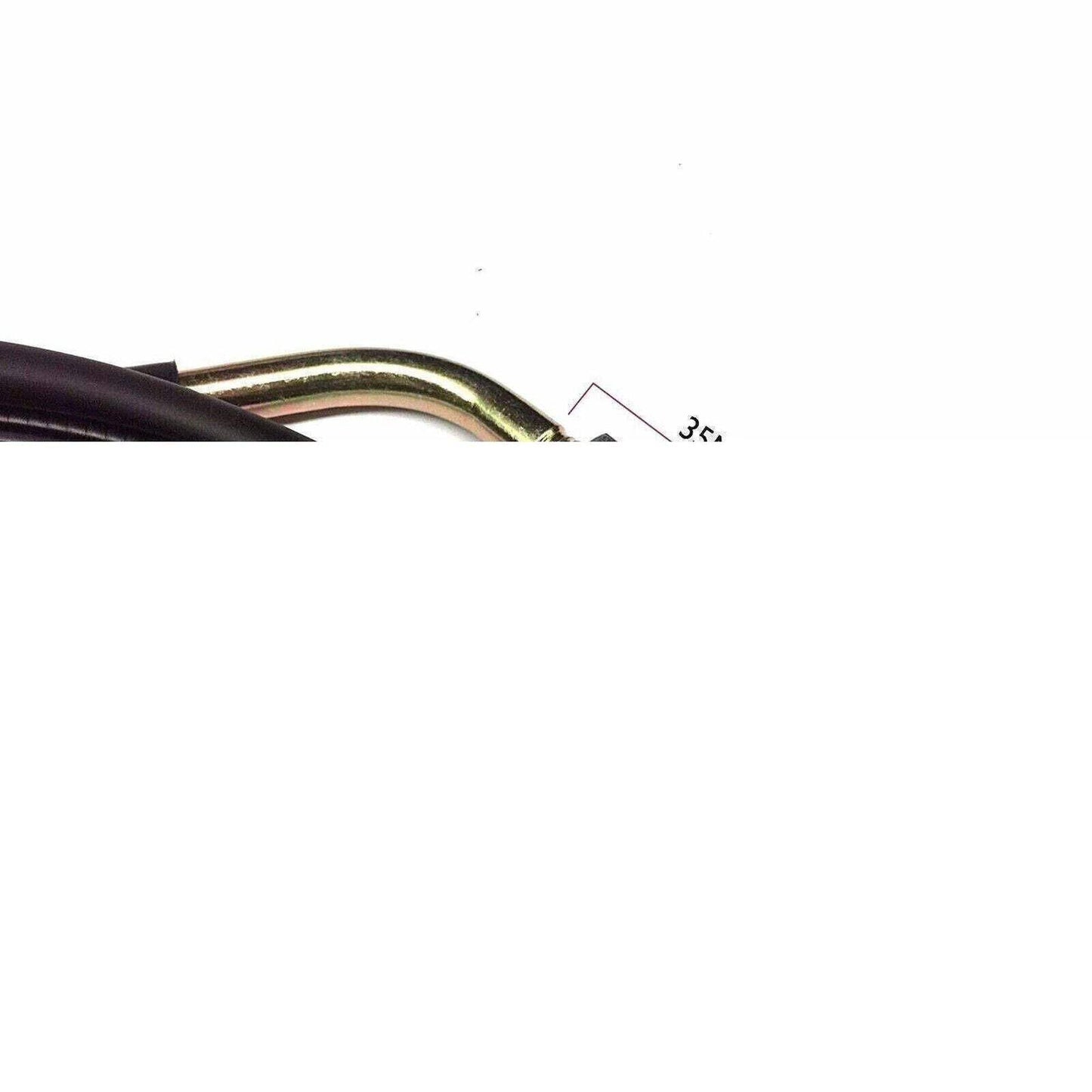 Universal 8mm Angled Throttle Cable [75-inch] Fits Motorcycles ATVs Dune Buggies