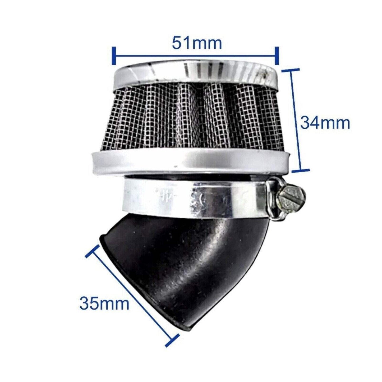 Universal High Performance Low-Profile 35mm Air Filter [PZ-22 PZ-25 PZ-26 PZ-27]