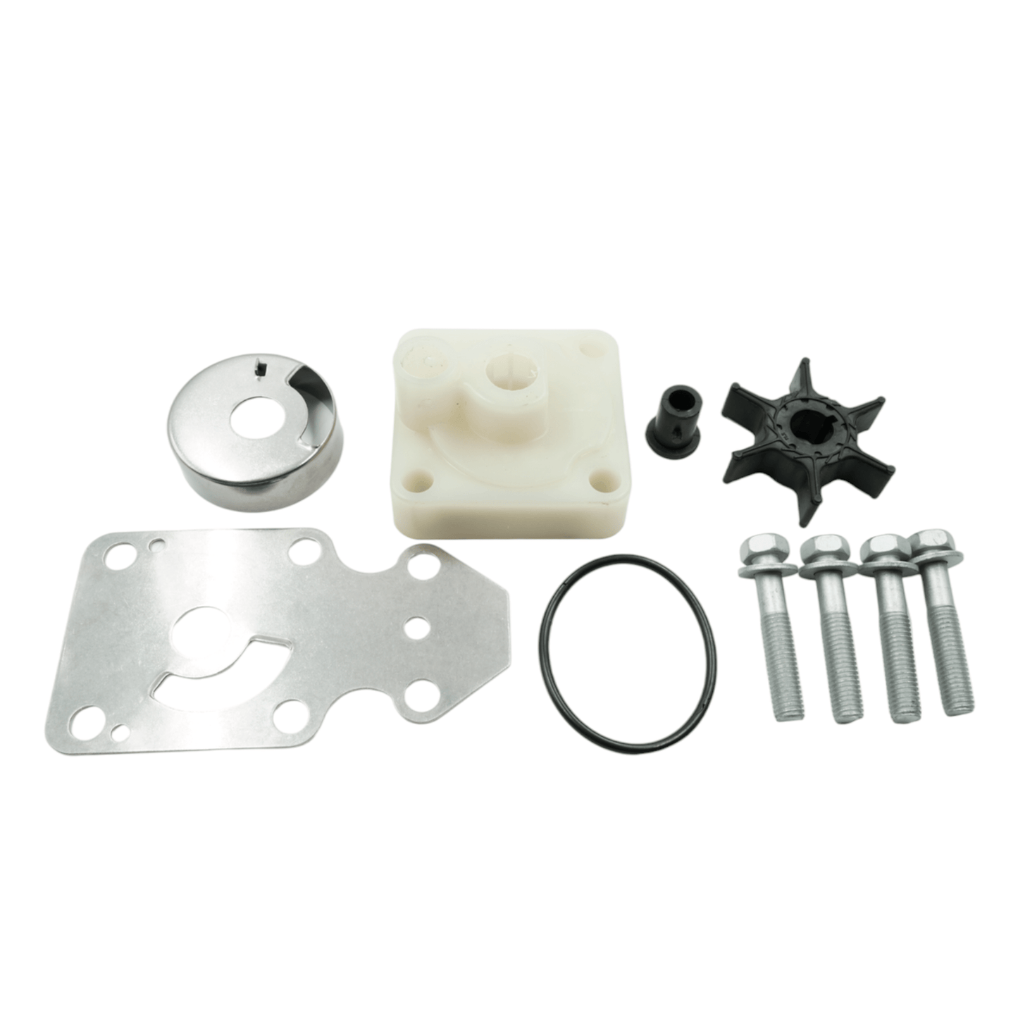 Complete Housing Impeller Gasket Bolt Kit For Yamaha F9.9HP F15HP 1996-2006 Compatible with LEHR Parsun Includes Impeller Wear Plate Complete Housing Impeller Gasket Bolt Kit