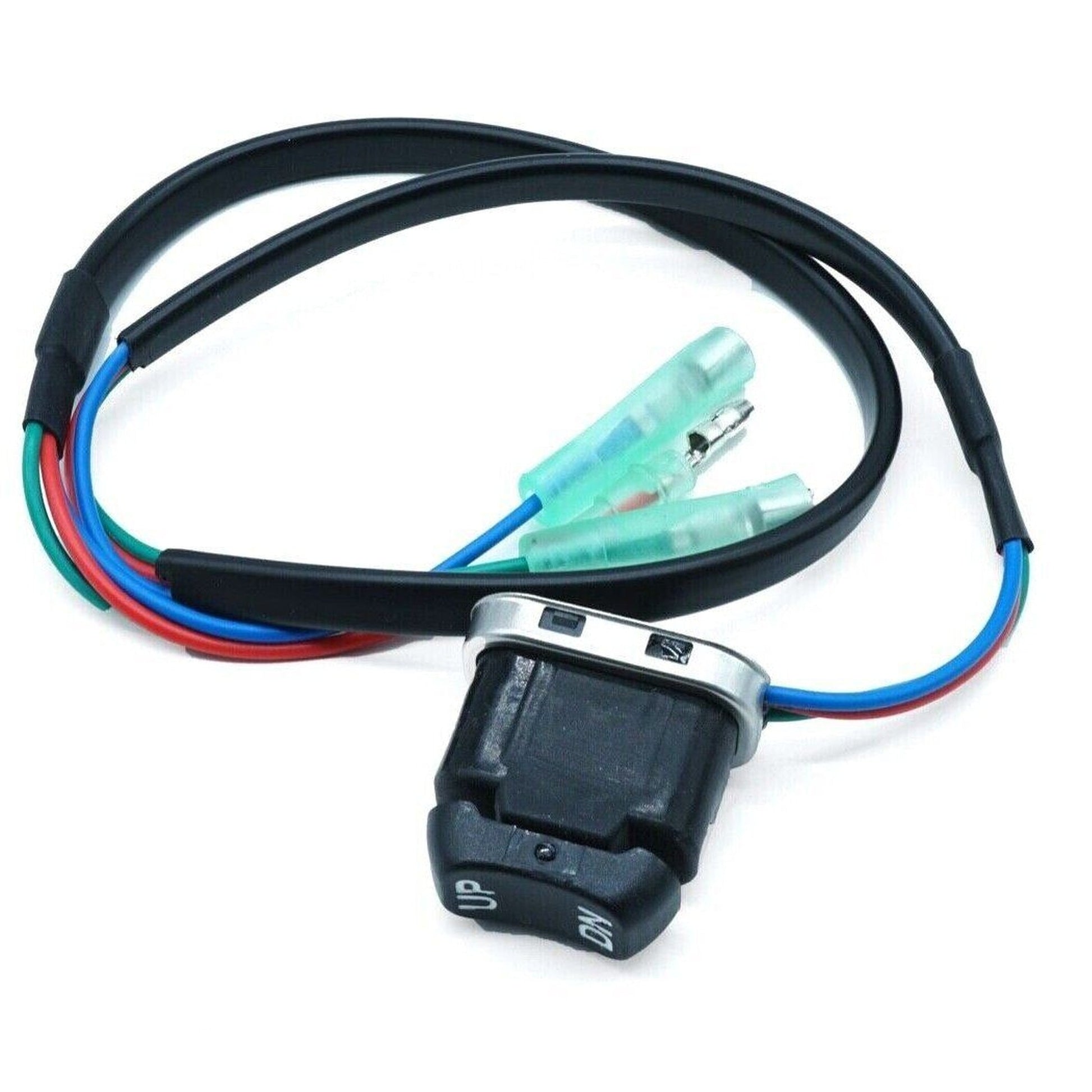 Replacement Up Down 3 Wire Press Switch For Yamaha Mercury Fits HondaSuzuki Outboard Inboard Engines 12V 0.1W Compact Design Replacement Switch for Outboard Trim and Tilt