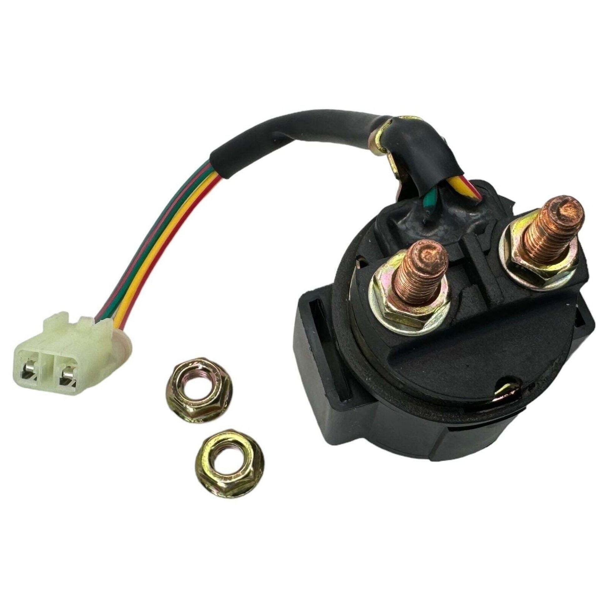 Starter Relay Solenoid Fits Honda Rancher 350 400 450 Foreman ATV Models 2000-2015 OEM Replacement Compatible Part Numbers Relay Solenoid