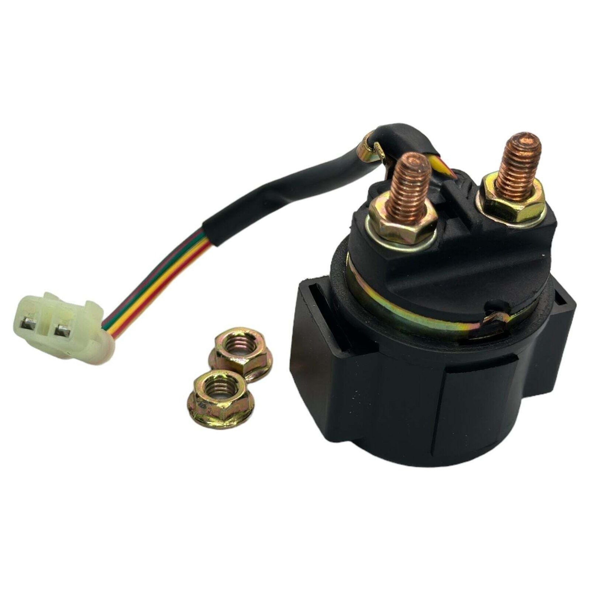 Starter Relay Solenoid for Fits HondaRancher 350 400 450 500 Foreman ATV Models 2000-2006 Compatible with OEM Part Numbers 35850-HM7-000 Starter Relay