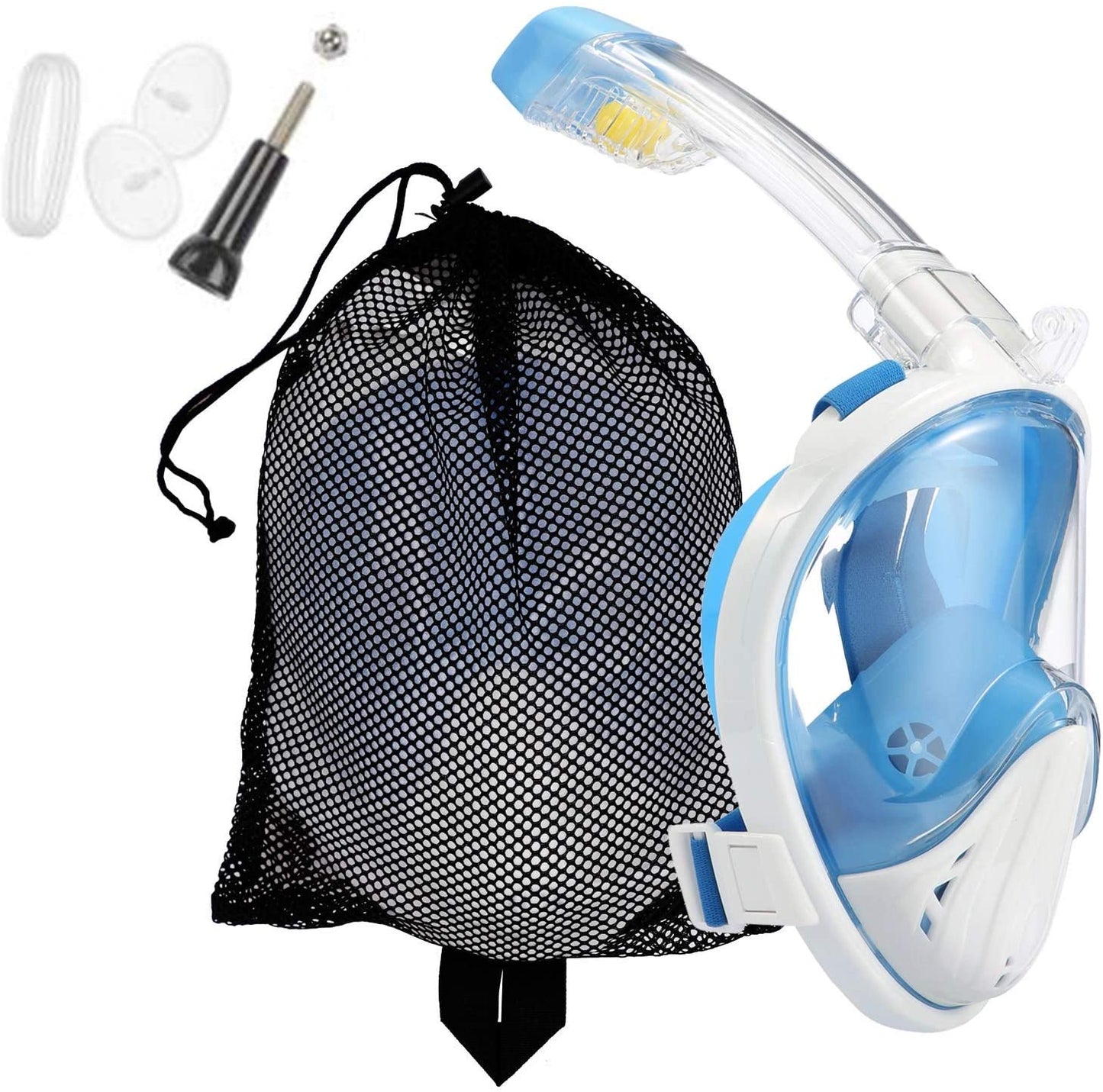 EVA X2 Full-Face Snorkel Diving Mask 180 Globe DUAL Chamber