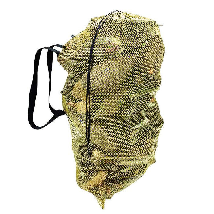 (Marsh Gold) 33" Hunting Decoy Mesh Bag With Adjustable Shoulder Straps