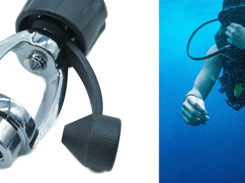 (2-Pack) Dust Cap | Scuba Diving Regulator First Stage Yoke/Din Dust Cap Cover 2pc