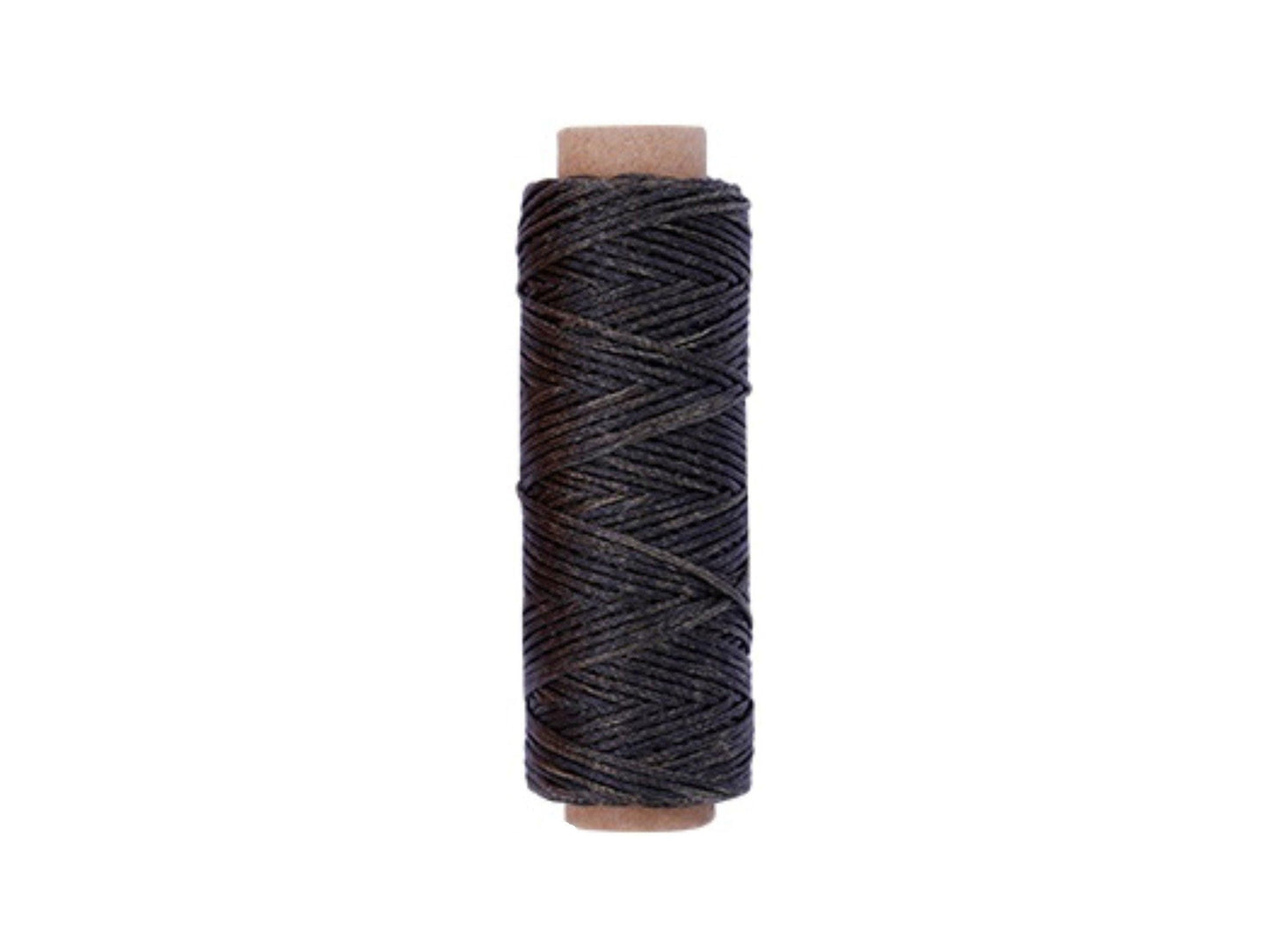 Military Green Leather Sewing Flat Wax Thread, 1mm, 164 ft / 50m