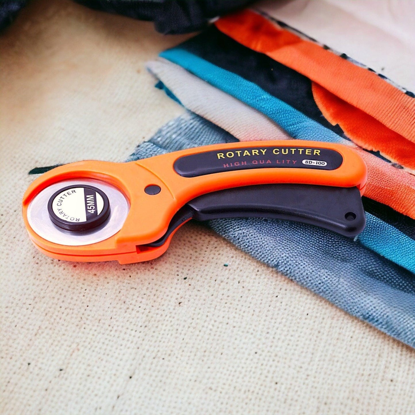 2 Pack Rotary Cutter Craft Cutting Tool for Leather, Fabric, Quilting, Patchwork | 45mm Craft Cutter
