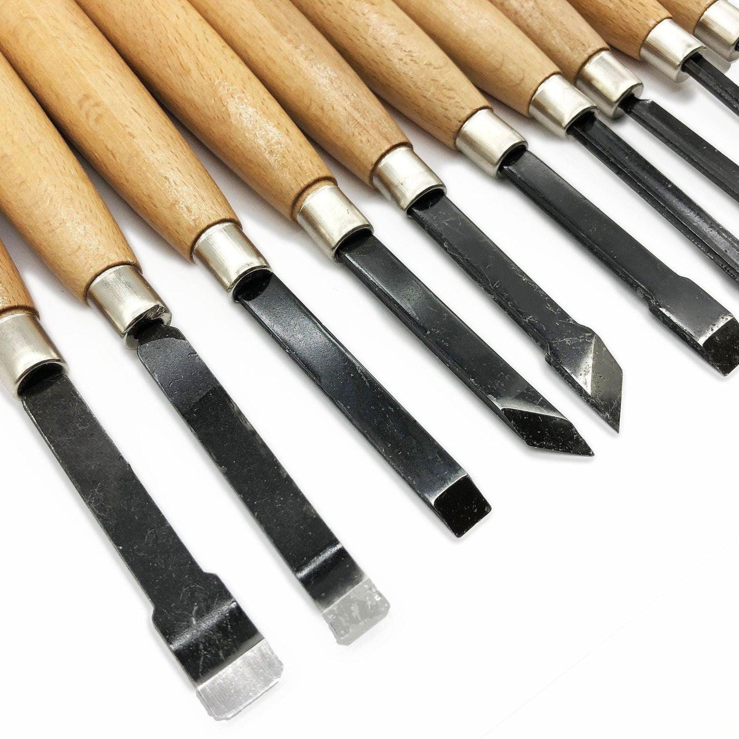 10 Piece Steel Wood Carving Set | Heavy Duty for Mallet Use/Durable Professional Carving Set