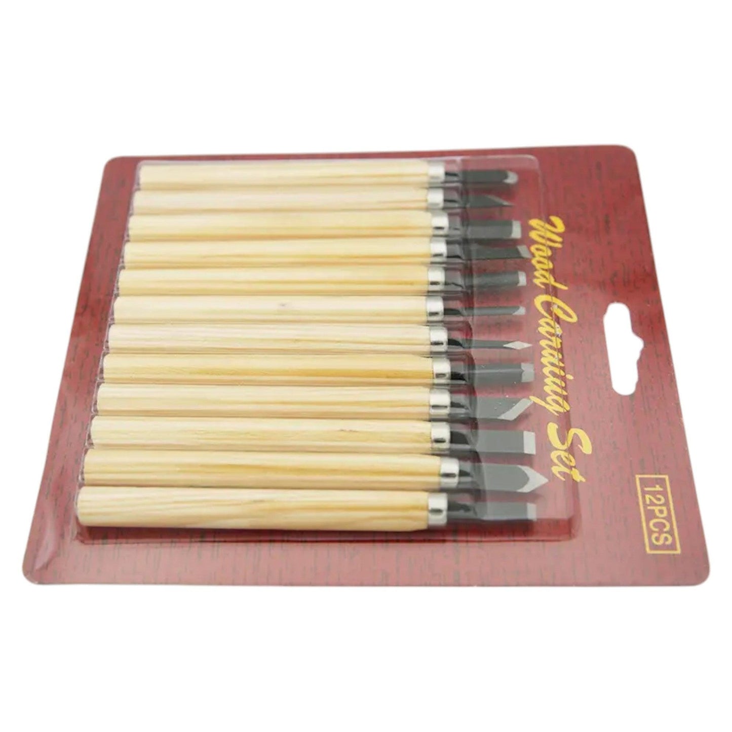 12pc Steel Carving Knife for Handmade Woodworking Carving Knife Student Art Rubb