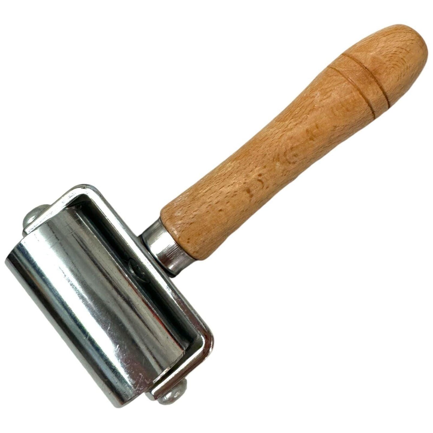 60mm Leather Edge Creaser and Smoother Roller, Iron Roll for Gluing and Bonding