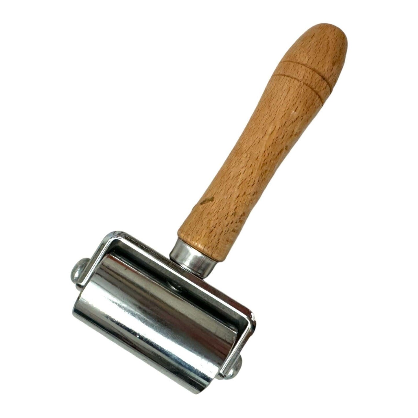 60mm Leather Edge Creaser and Smoother Roller, Iron Roll for Gluing and Bonding