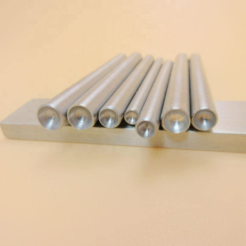 8 Piece Mushroom Domed Snap Rivet Punch Setter | 3mm-10mm | Leather Craft Punching Tool Set