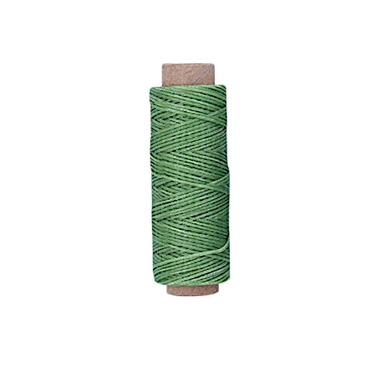 Light Green] Premium Waxed Polyester Thread for Leather Crafting, 1mm x 164ft, Durable Coating for Lacing, Stitching, Leath Craft Projects