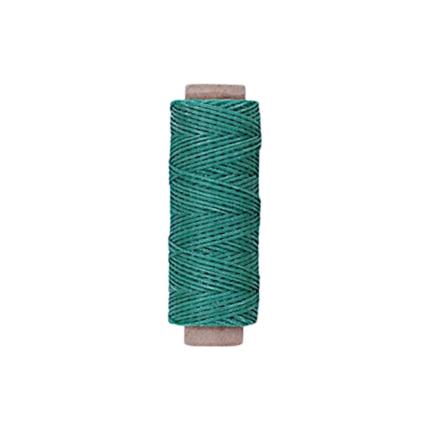Lake Green [Teal] Premium Waxed Polyester Thread for Leather Crafting, 1mm x 164ft, Durable Coating for Lacing, Stitching, Leath Craft Proje