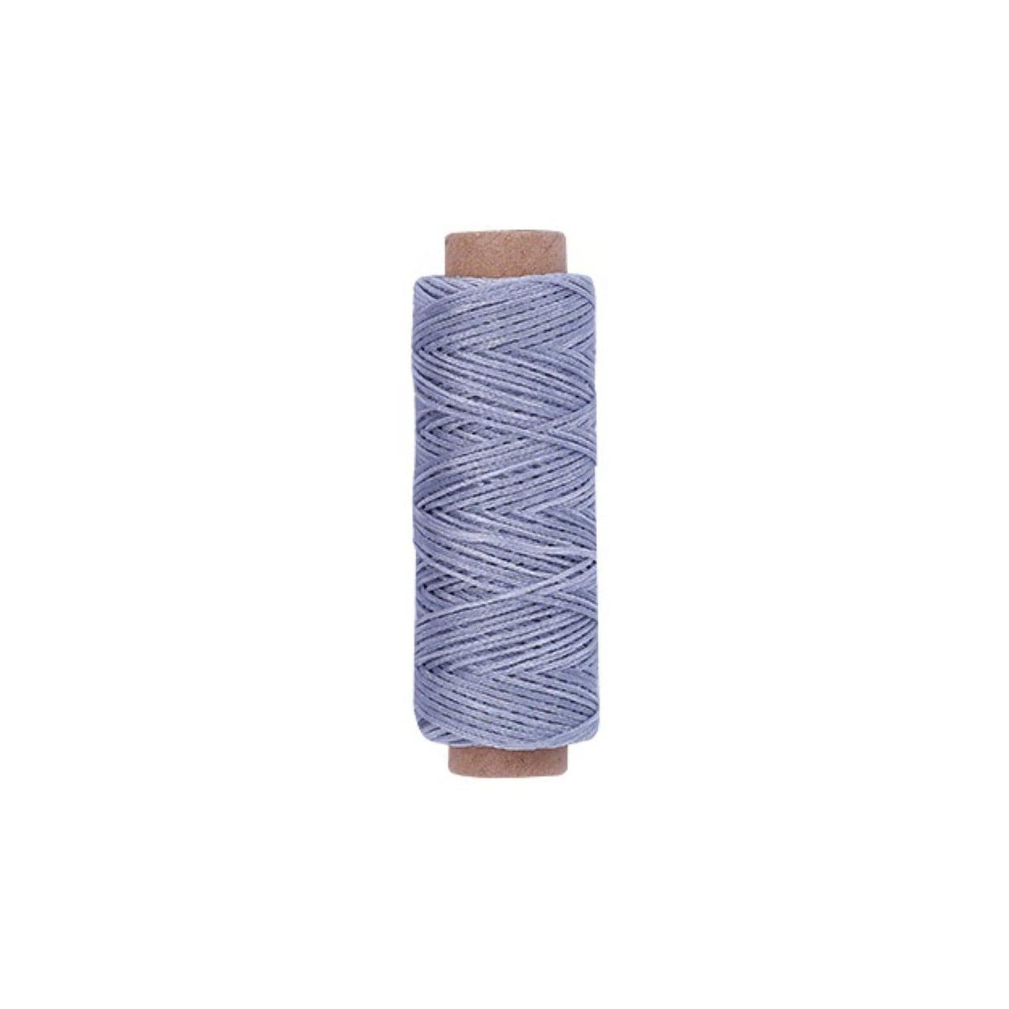 2-Pack [Light Grey] Premium Waxed Polyester Thread for Leather Crafting, 1mm x 164ft, Durable Coating for Lacing, Stitching, Leath Craft Pro