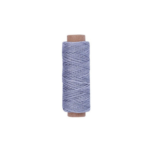 2-Pack [Light Grey] Premium Waxed Polyester Thread for Leather Crafting, 1mm x 164ft, Durable Coating for Lacing, Stitching, Leath Craft Pro