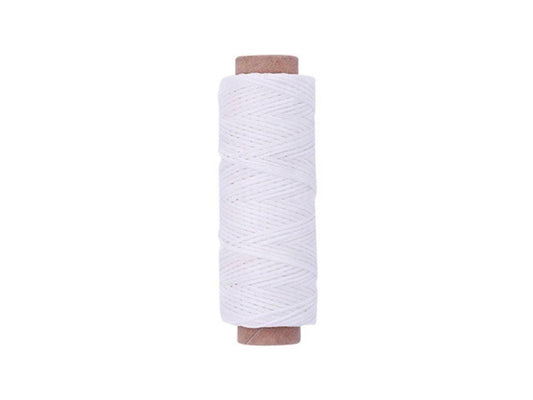 Premium Waxed Polyester Thread for Leather Crafting, 1mm x 164ft, Durable Coating for Lacing, Stitching, Leath Craft Projects