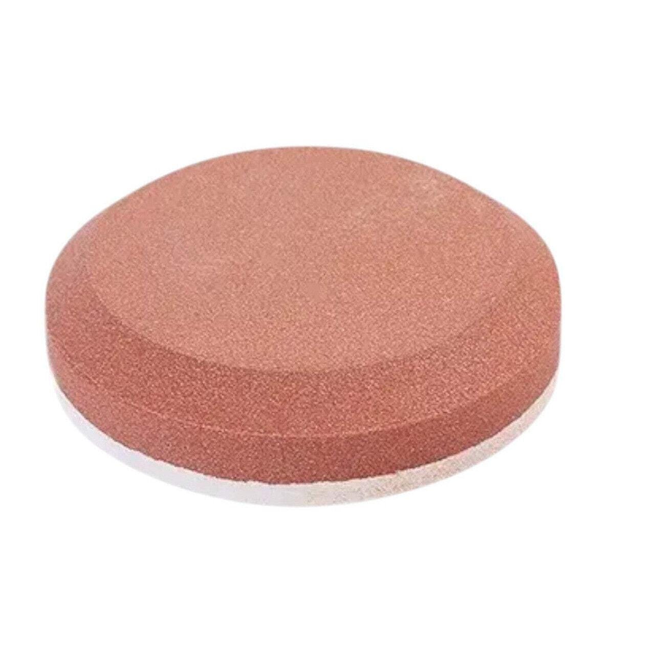 2 Side) 320/600 Grit Round Sharpening Stone Axe Edge Sharpener Puck Hand Tool O