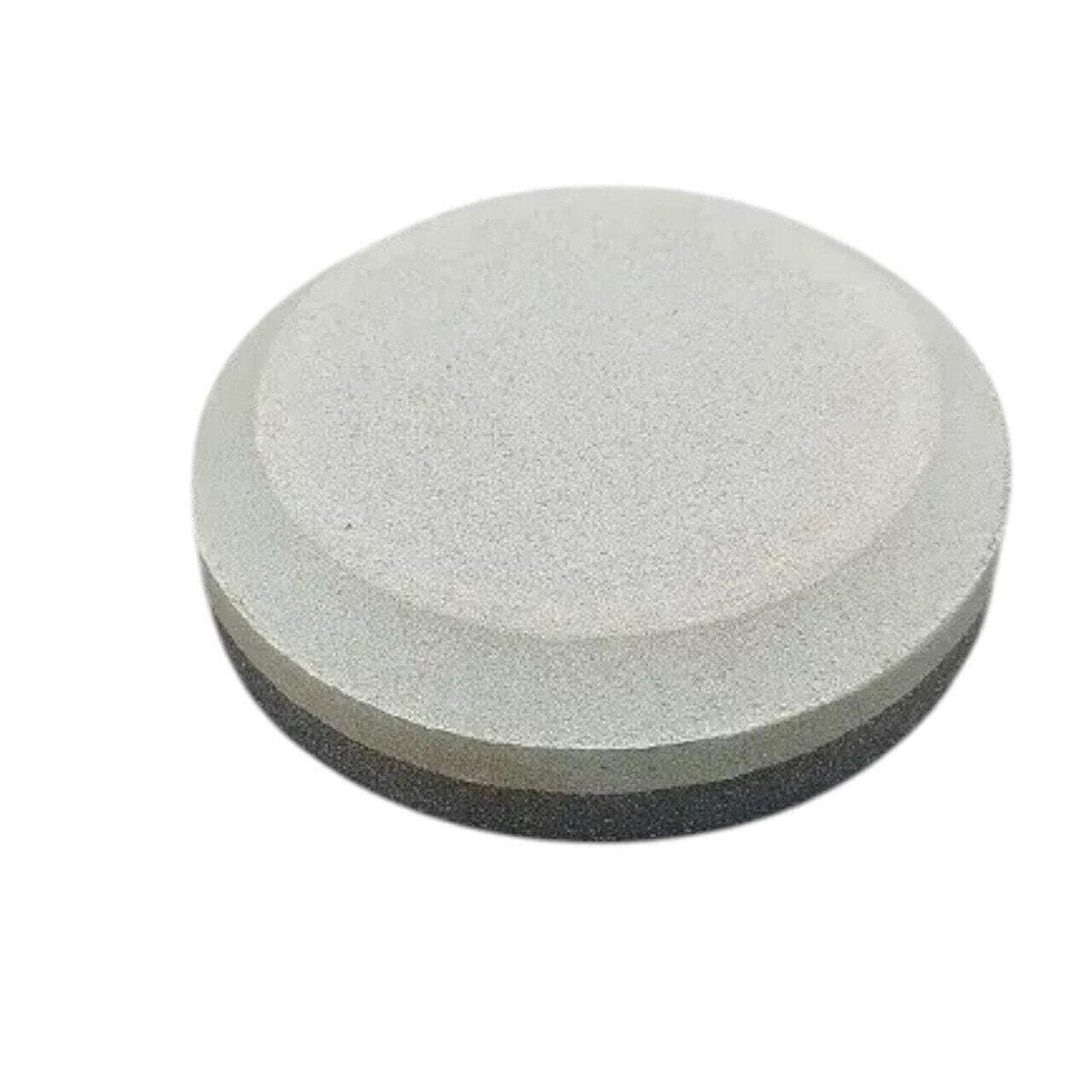 2 Side) 320/600 Grit Round Sharpening Stone Axe Edge Sharpener Puck Hand Tool O