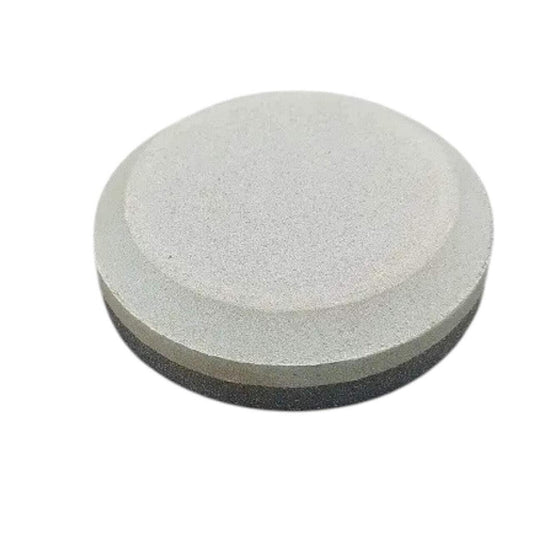 2 Side) 320/600 Grit Round Sharpening Stone Axe Edge Sharpener Puck Hand Tool O