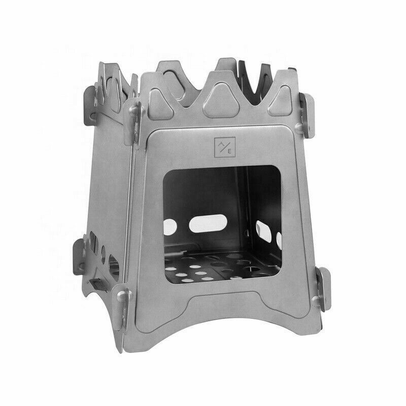 Titanium Ultralight Outdoor Camping Folding Wood Stove